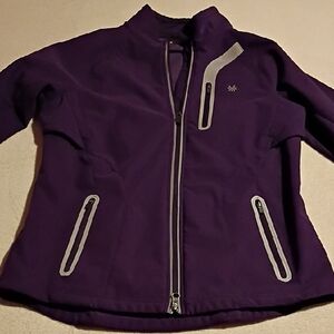Athleta Deep Purple Mesh Jacket